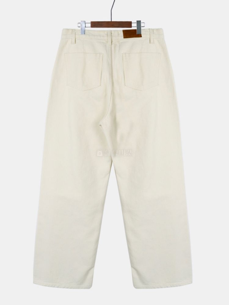 NEUF NINE - Korean Children Fashion - #Kfashion4kids - Out Cream Jeans - 2