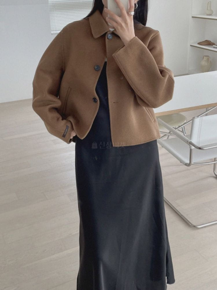 NEUF NINE - Korean Children Fashion - #Kfashion4kids - Wool 100 Crop Jacket - 3
