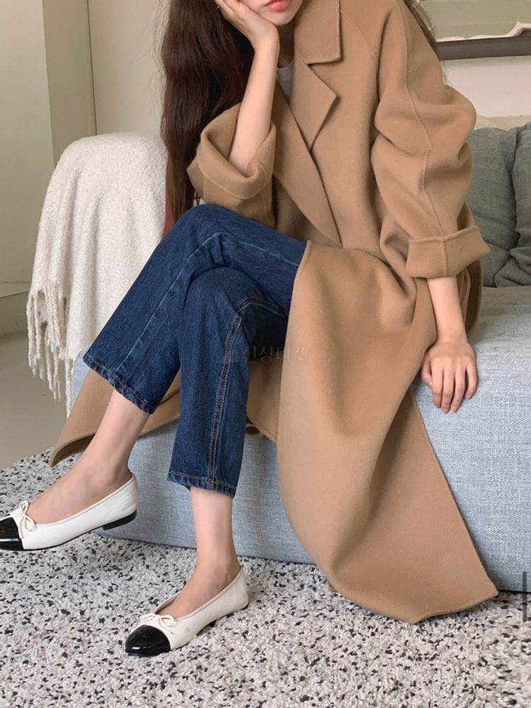 NEUF NINE - Korean Children Fashion - #Kfashion4kids - Wool 100 Lobe Hand Made Coat - 2