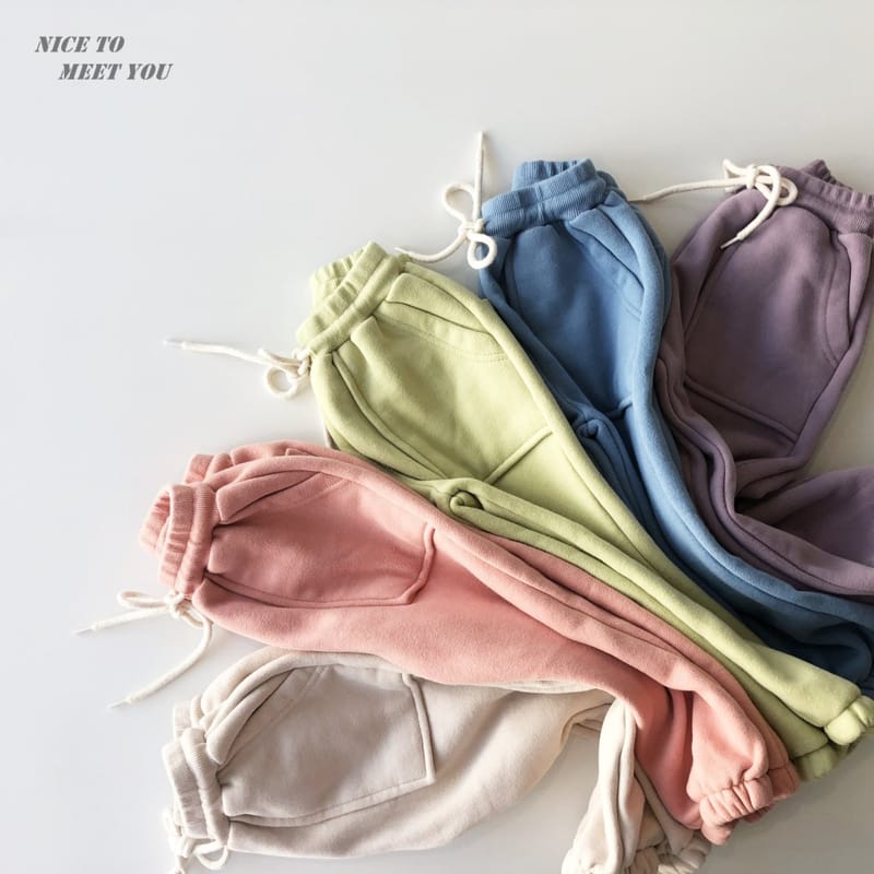 NICE TO MEET YOU - Korean Children Fashion - #Kfashion4kids - Funny Color Pants - 2