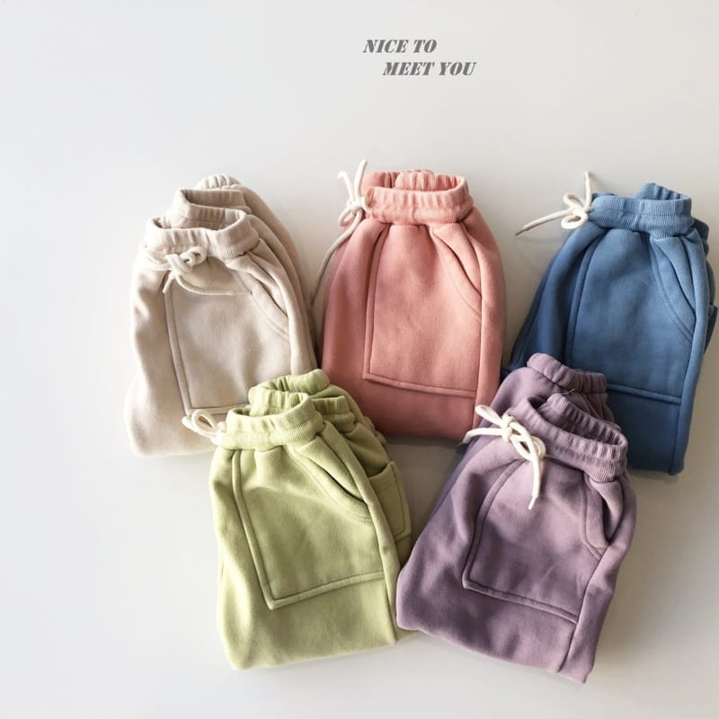 NICE TO MEET YOU - Korean Children Fashion - #Kfashion4kids - Funny Color Pants - 4