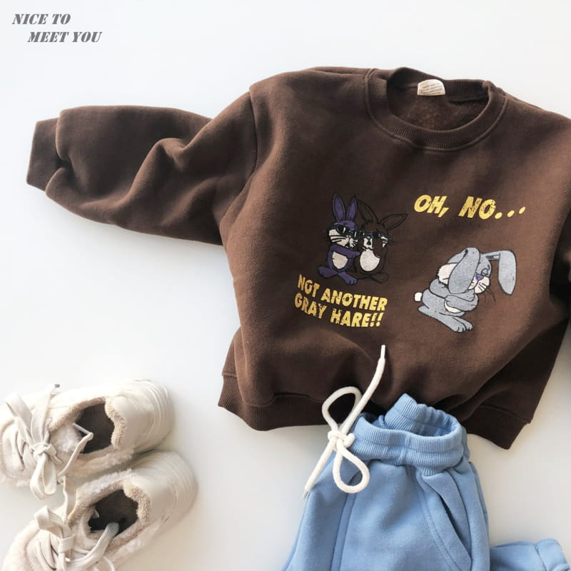 NICE TO MEET YOU - Korean Children Fashion - #Kfashion4kids - Bani Bani Sweatshirt - 10