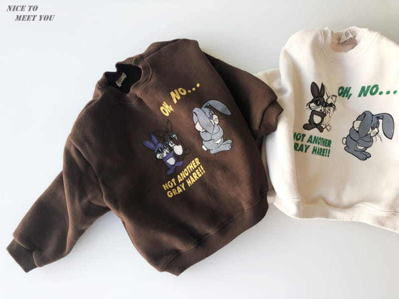 NICE TO MEET YOU - Korean Children Fashion - #Kfashion4kids - Bani Bani Sweatshirt - 2