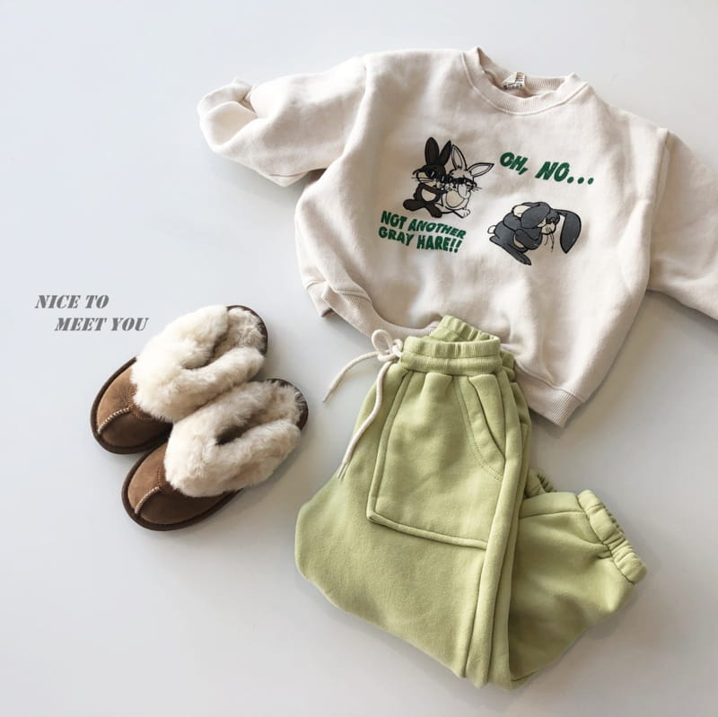 NICE TO MEET YOU - Korean Children Fashion - #Kfashion4kids - Bani Bani Sweatshirt - 5