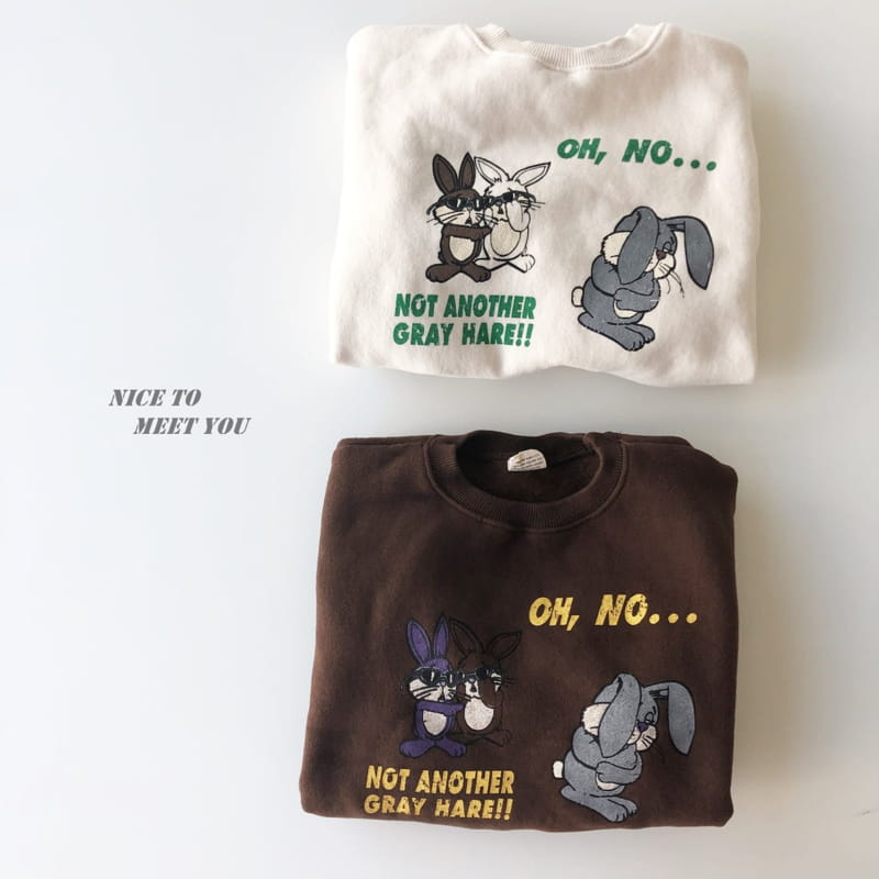 NICE TO MEET YOU - Korean Children Fashion - #Kfashion4kids - Bani Bani Sweatshirt - 7