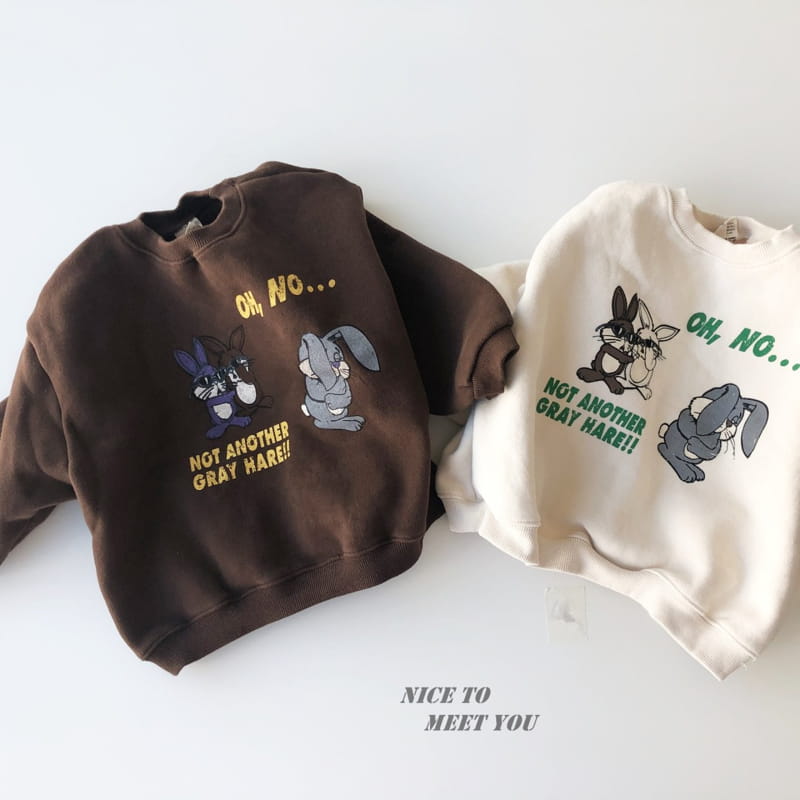 NICE TO MEET YOU - Korean Children Fashion - #Kfashion4kids - Bani Bani Sweatshirt - 8