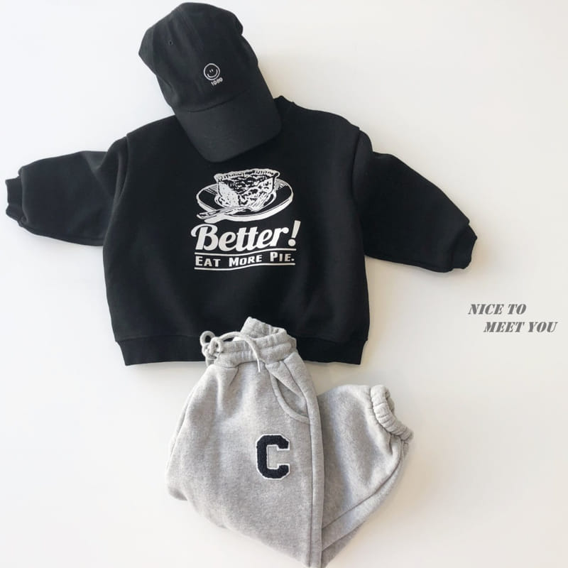NICE TO MEET YOU - Korean Children Fashion - #Kfashion4kids - Pie Sweatshirt - 2