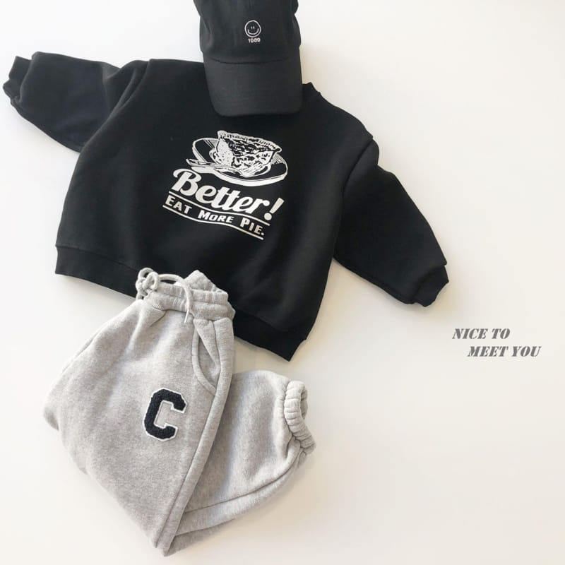 NICE TO MEET YOU - Korean Children Fashion - #Kfashion4kids - Pie Sweatshirt - 6