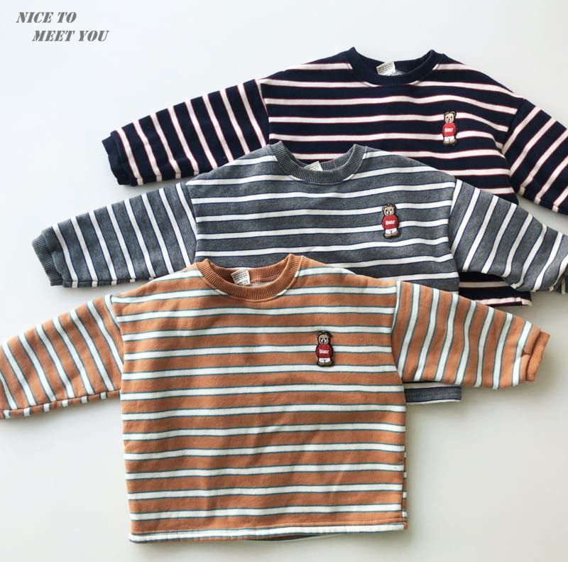 NICE TO MEET YOU - Korean Children Fashion - #Kfashion4kids - Potter Stripes Tee - 11