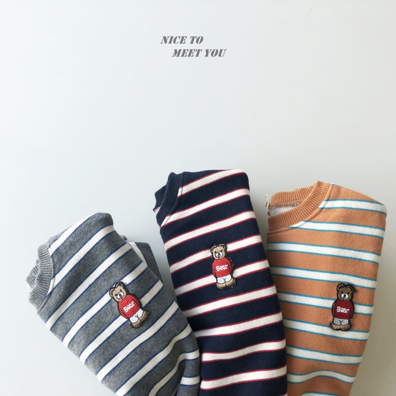 NICE TO MEET YOU - Korean Children Fashion - #Kfashion4kids - Potter Stripes Tee - 2