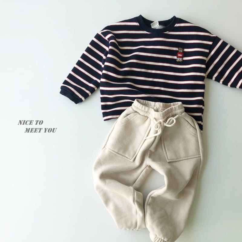 NICE TO MEET YOU - Korean Children Fashion - #Kfashion4kids - Potter Stripes Tee - 3