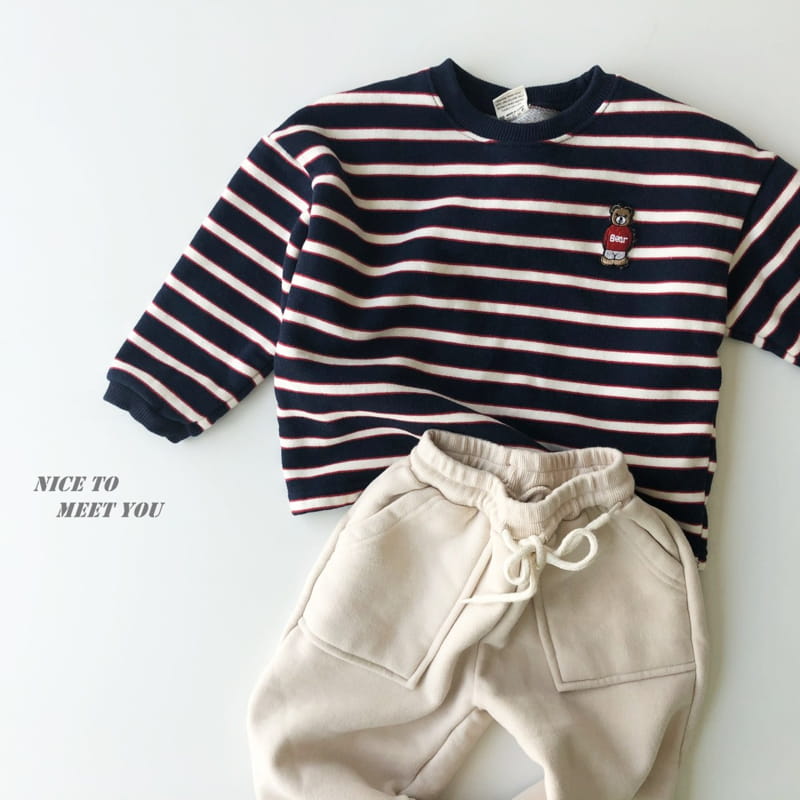 NICE TO MEET YOU - Korean Children Fashion - #Kfashion4kids - Potter Stripes Tee - 4