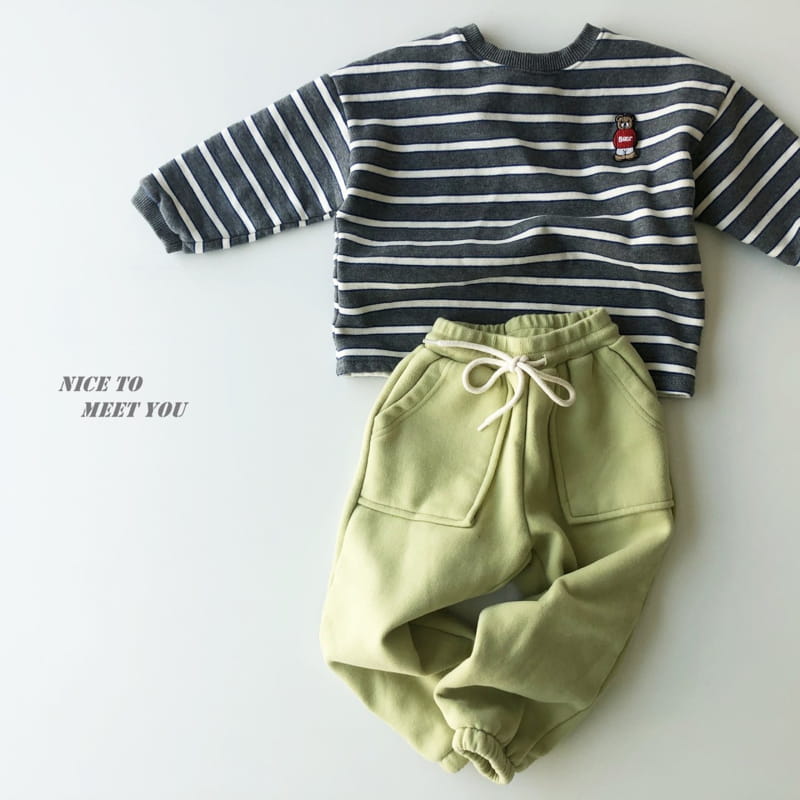NICE TO MEET YOU - Korean Children Fashion - #Kfashion4kids - Potter Stripes Tee - 5