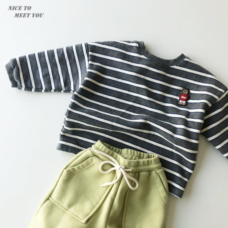 NICE TO MEET YOU - Korean Children Fashion - #Kfashion4kids - Potter Stripes Tee - 6