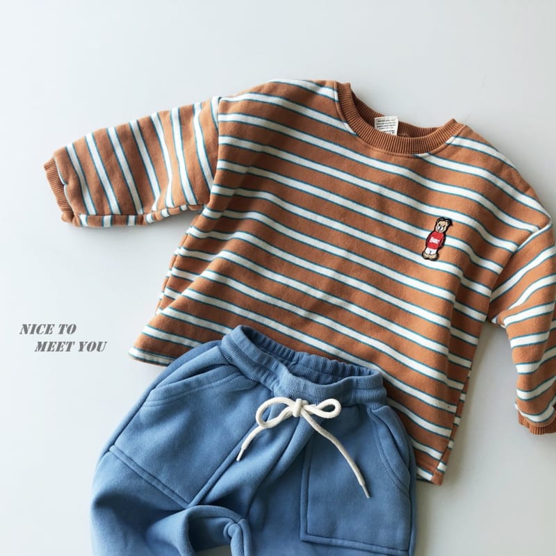 NICE TO MEET YOU - Korean Children Fashion - #Kfashion4kids - Potter Stripes Tee - 9