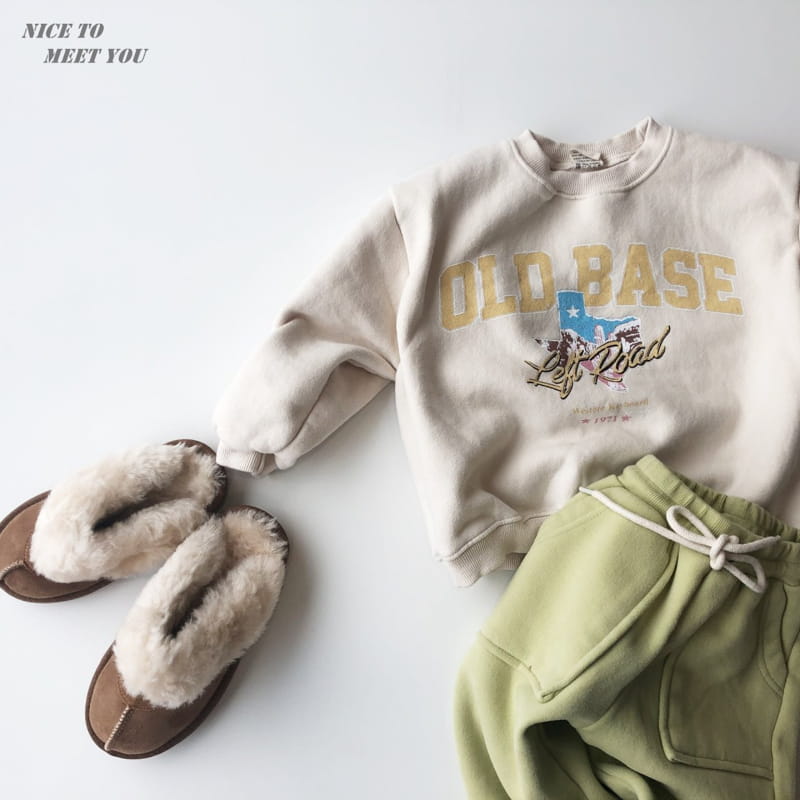 NICE TO MEET YOU - Korean Children Fashion - #Kfashion4kids - Base Sweatshirt - 10