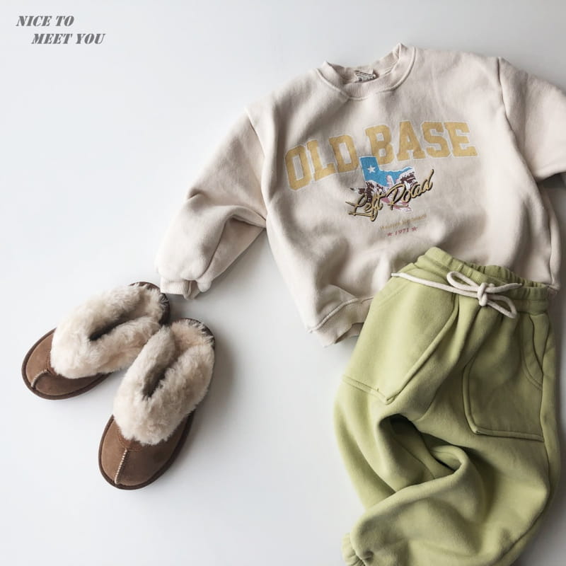 NICE TO MEET YOU - Korean Children Fashion - #Kfashion4kids - Base Sweatshirt - 2
