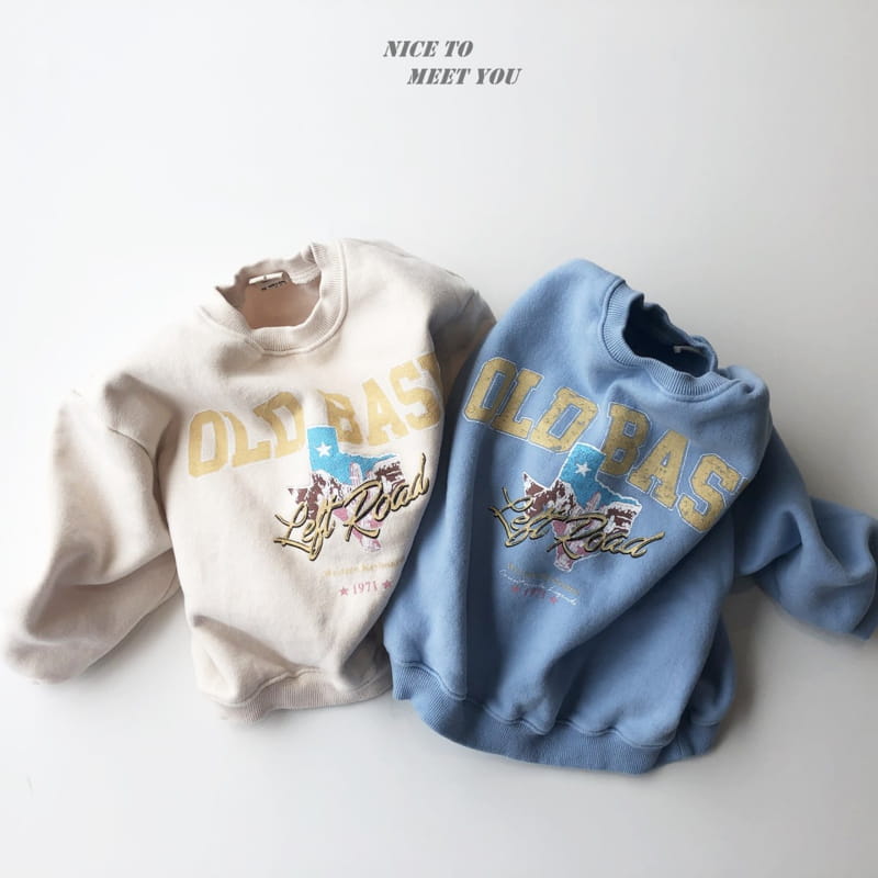 NICE TO MEET YOU - Korean Children Fashion - #Kfashion4kids - Base Sweatshirt - 4