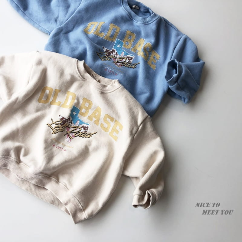 NICE TO MEET YOU - Korean Children Fashion - #Kfashion4kids - Base Sweatshirt - 6