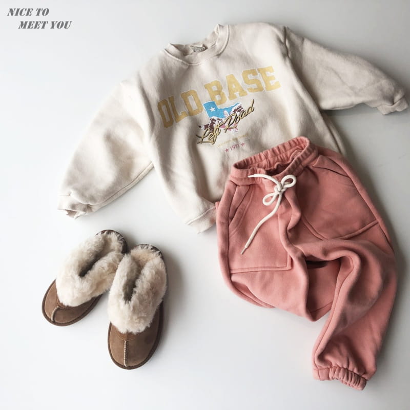 NICE TO MEET YOU - Korean Children Fashion - #Kfashion4kids - Base Sweatshirt - 7