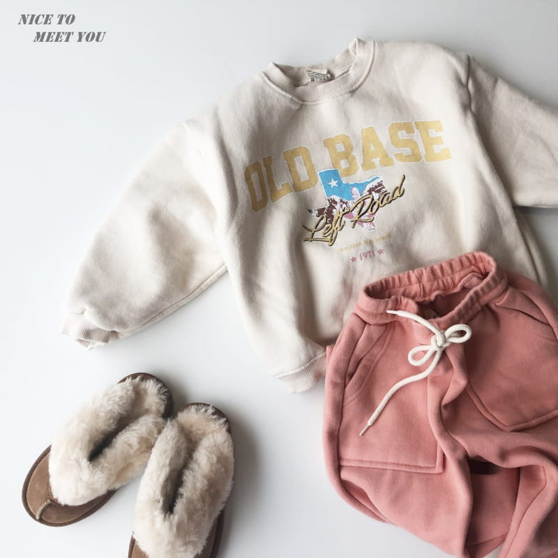 NICE TO MEET YOU - Korean Children Fashion - #Kfashion4kids - Base Sweatshirt - 8