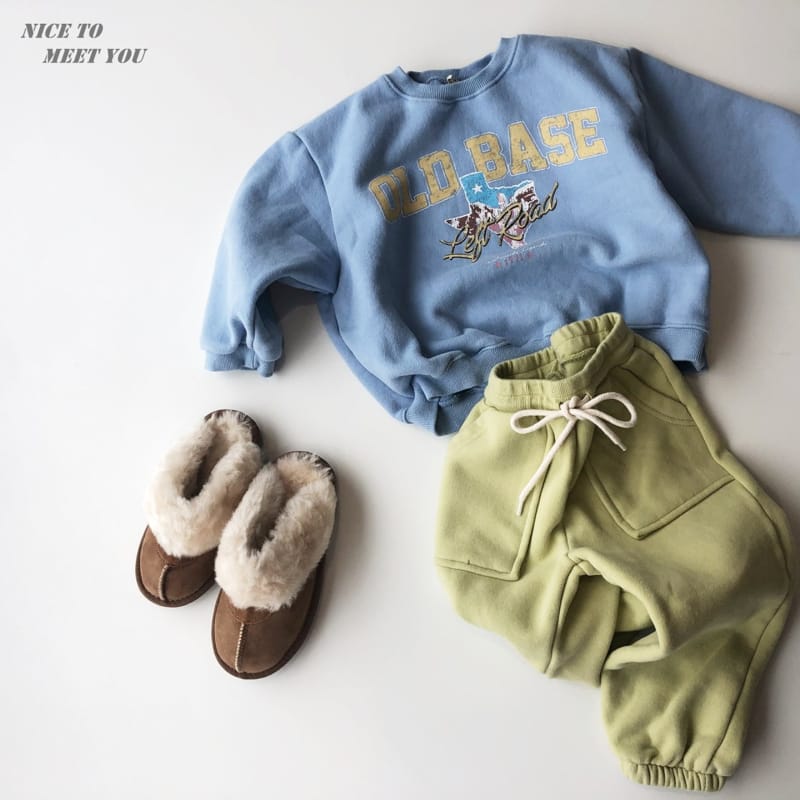 NICE TO MEET YOU - Korean Children Fashion - #Kfashion4kids - Base Sweatshirt - 9