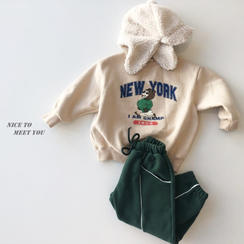 NICE TO MEET YOU - Korean Children Fashion - #Kfashion4kids - Champ Sweatshirt - 2