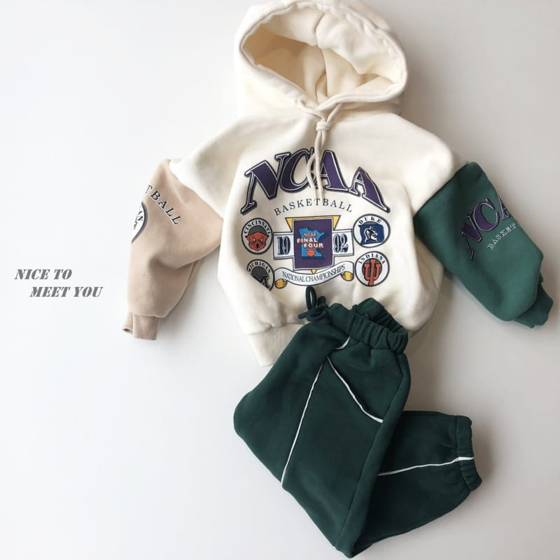 NICE TO MEET YOU - Korean Children Fashion - #Kfashion4kids - Basket Hoody - 2