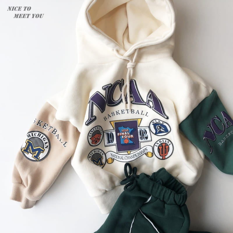 NICE TO MEET YOU - Korean Children Fashion - #Kfashion4kids - Basket Hoody - 3