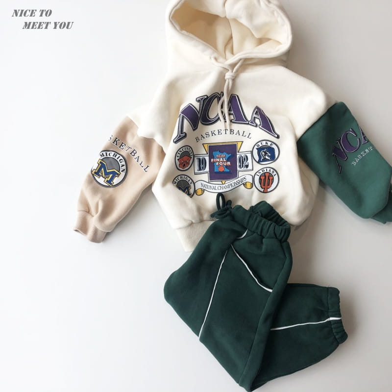 NICE TO MEET YOU - Korean Children Fashion - #Kfashion4kids - Basket Hoody - 7
