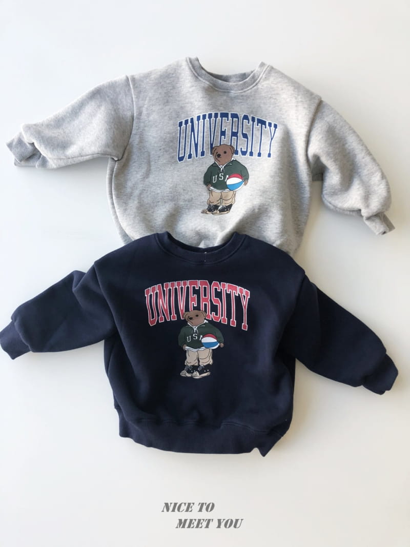 NICE TO MEET YOU - Korean Children Fashion - #Kfashion4kids - City Sweatshirt