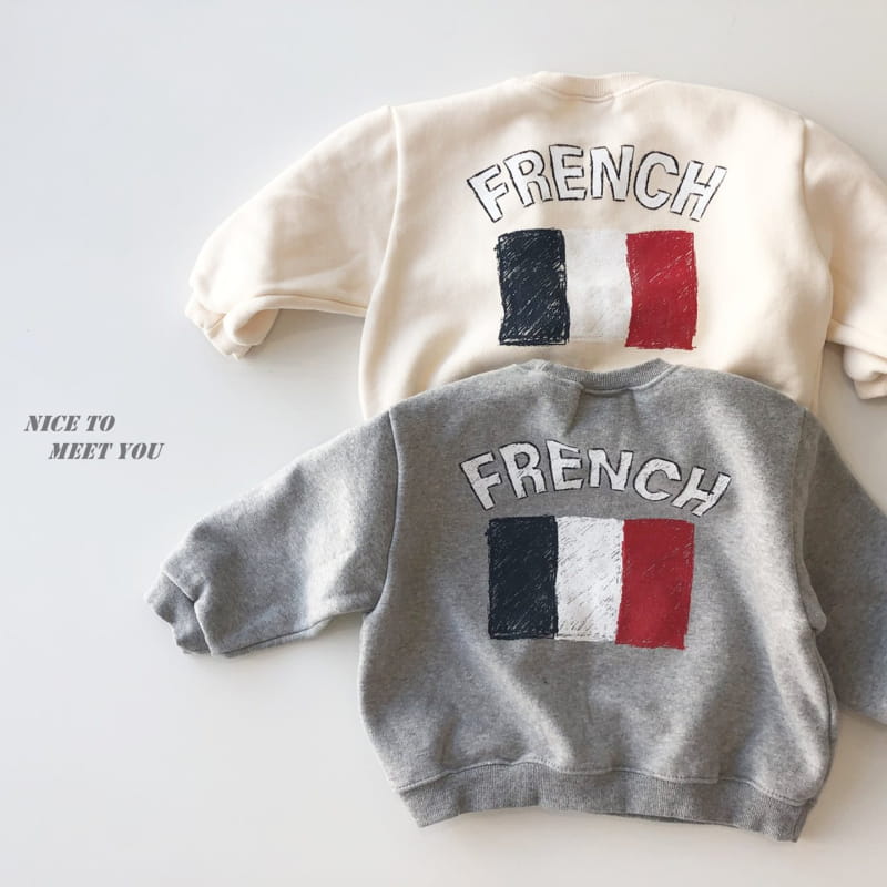 NICE TO MEET YOU - Korean Children Fashion - #Kfashion4kids - French Sweatshirt - 2