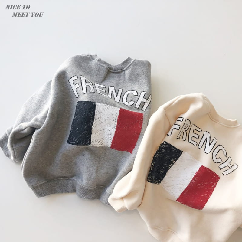 NICE TO MEET YOU - Korean Children Fashion - #Kfashion4kids - French Sweatshirt - 3