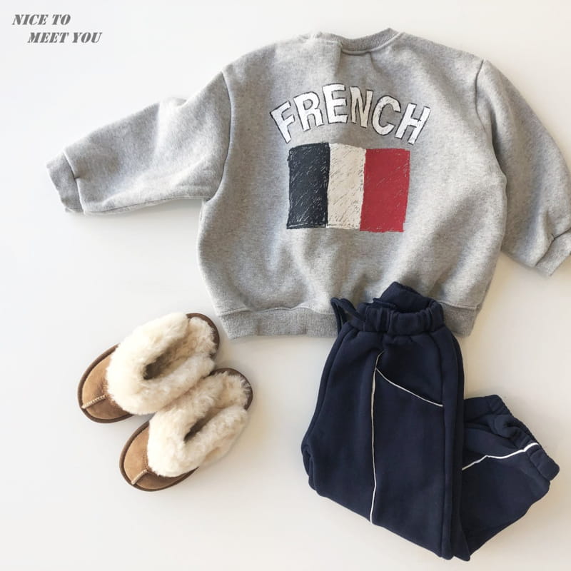 NICE TO MEET YOU - Korean Children Fashion - #Kfashion4kids - French Sweatshirt - 5