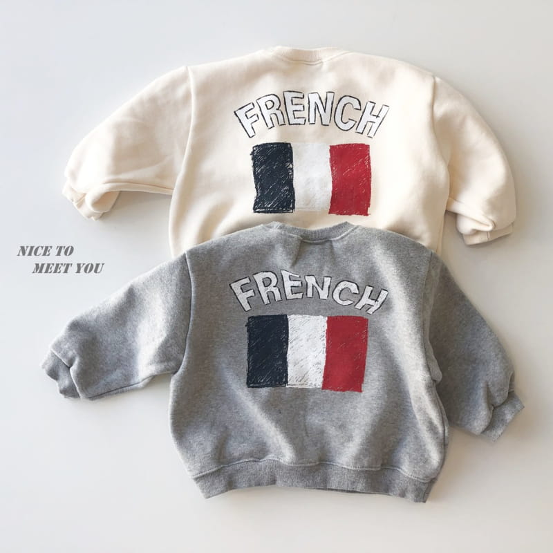 NICE TO MEET YOU - Korean Children Fashion - #Kfashion4kids - French Sweatshirt - 7