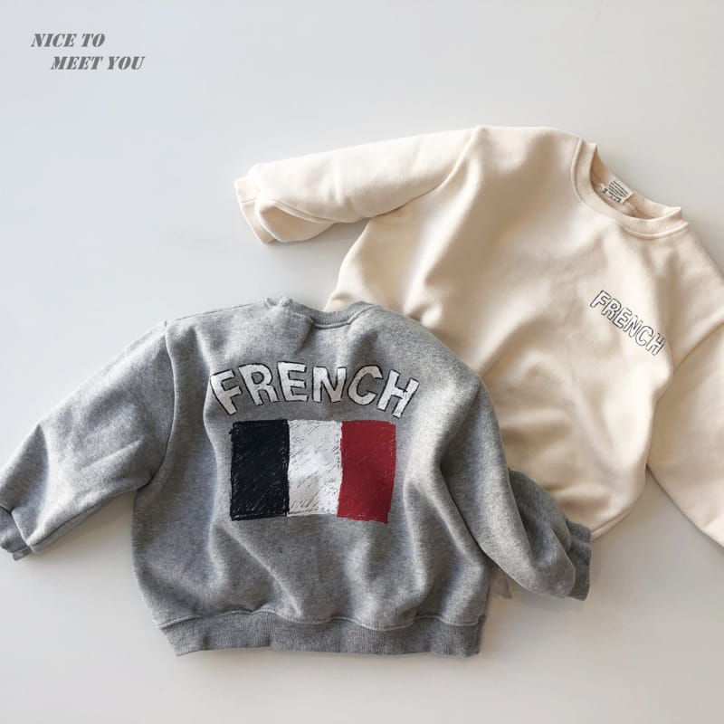 NICE TO MEET YOU - Korean Children Fashion - #Kfashion4kids - French Sweatshirt - 8