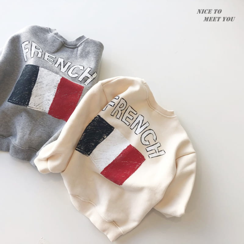 NICE TO MEET YOU - Korean Children Fashion - #Kfashion4kids - French Sweatshirt - 9