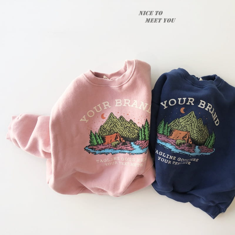 NICE TO MEET YOU - Korean Children Fashion - #Kfashion4kids - Camping Sweatshirt