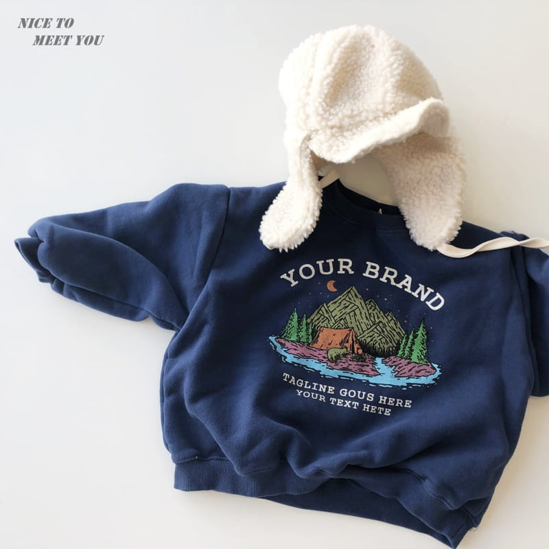 NICE TO MEET YOU - Korean Children Fashion - #Kfashion4kids - Camping Sweatshirt - 10