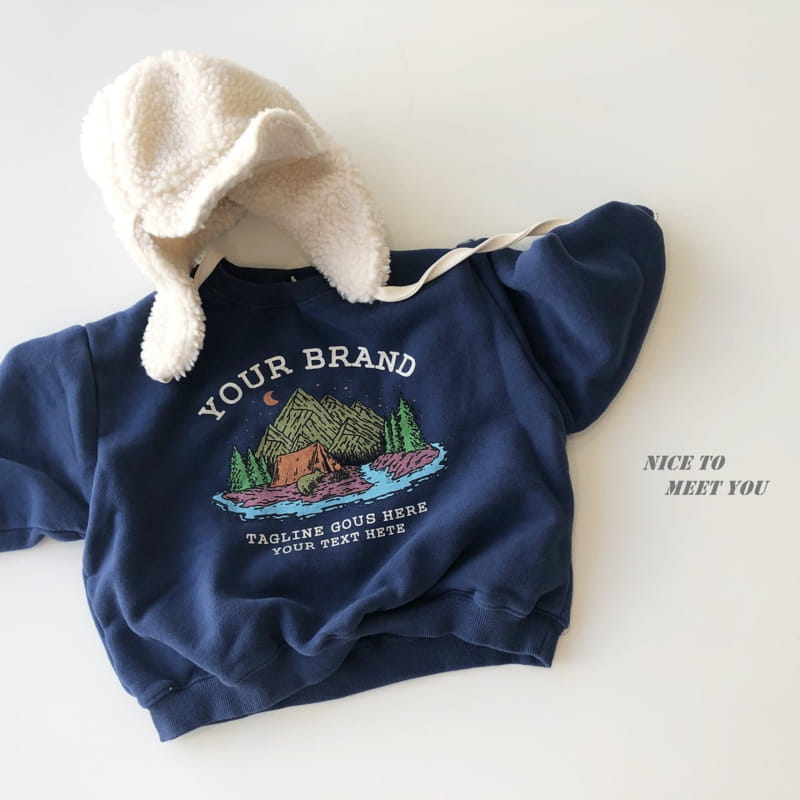 NICE TO MEET YOU - Korean Children Fashion - #Kfashion4kids - Camping Sweatshirt - 5