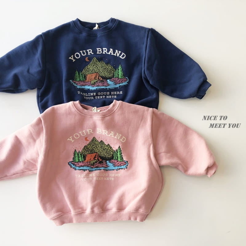 NICE TO MEET YOU - Korean Children Fashion - #Kfashion4kids - Camping Sweatshirt - 6