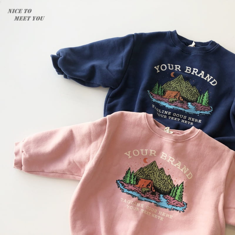 NICE TO MEET YOU - Korean Children Fashion - #Kfashion4kids - Camping Sweatshirt - 7