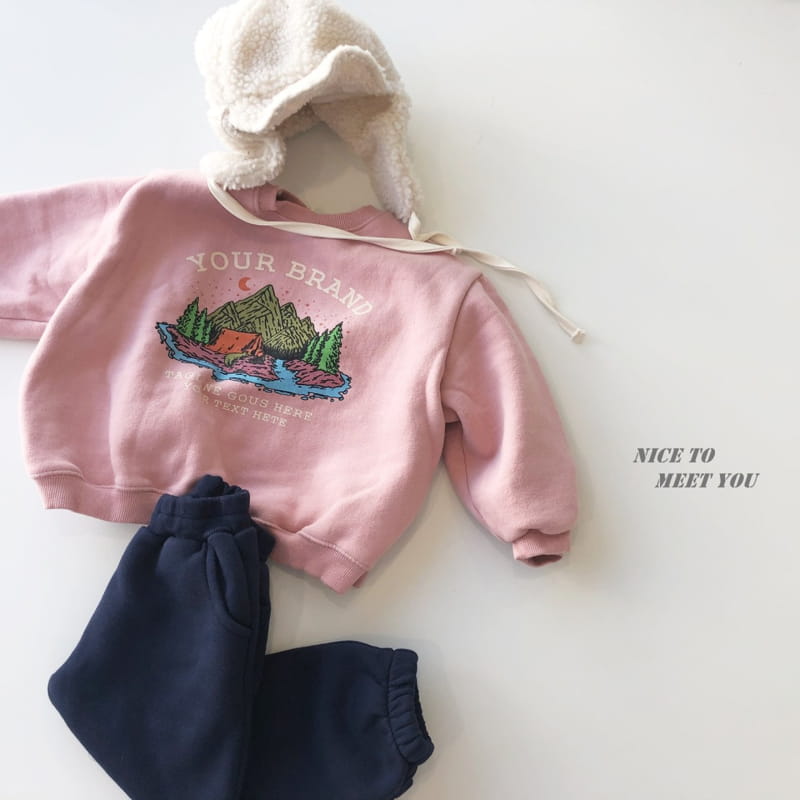 NICE TO MEET YOU - Korean Children Fashion - #Kfashion4kids - Camping Sweatshirt - 9