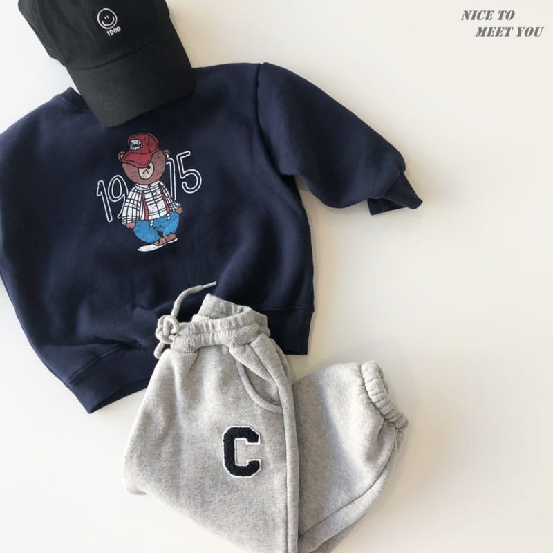 NICE TO MEET YOU - Korean Children Fashion - #Kfashion4kids - 1975 Bear Sweatshirt - 7