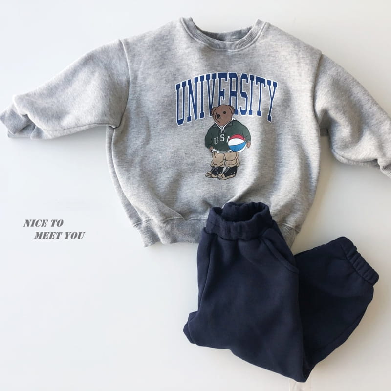 NICE TO MEET YOU - Korean Children Fashion - #Kfashion4kids - Sue Sue Jogger Pants - 10