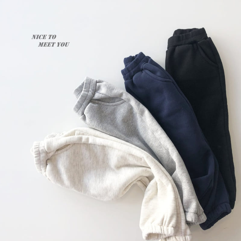 NICE TO MEET YOU - Korean Children Fashion - #Kfashion4kids - Sue Sue Jogger Pants - 2