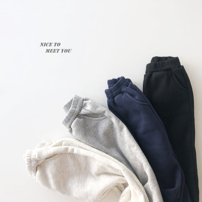 NICE TO MEET YOU - Korean Children Fashion - #Kfashion4kids - Sue Sue Jogger Pants - 3