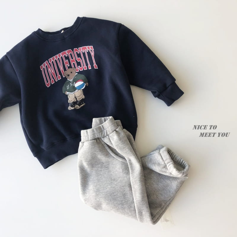 NICE TO MEET YOU - Korean Children Fashion - #Kfashion4kids - Sue Sue Jogger Pants - 9