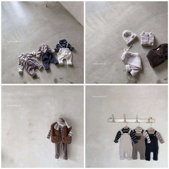 NUNUBIEL - Korean Children Fashion - #Kfashion4kids - Snow Stripe Turtleneck Tee - 3