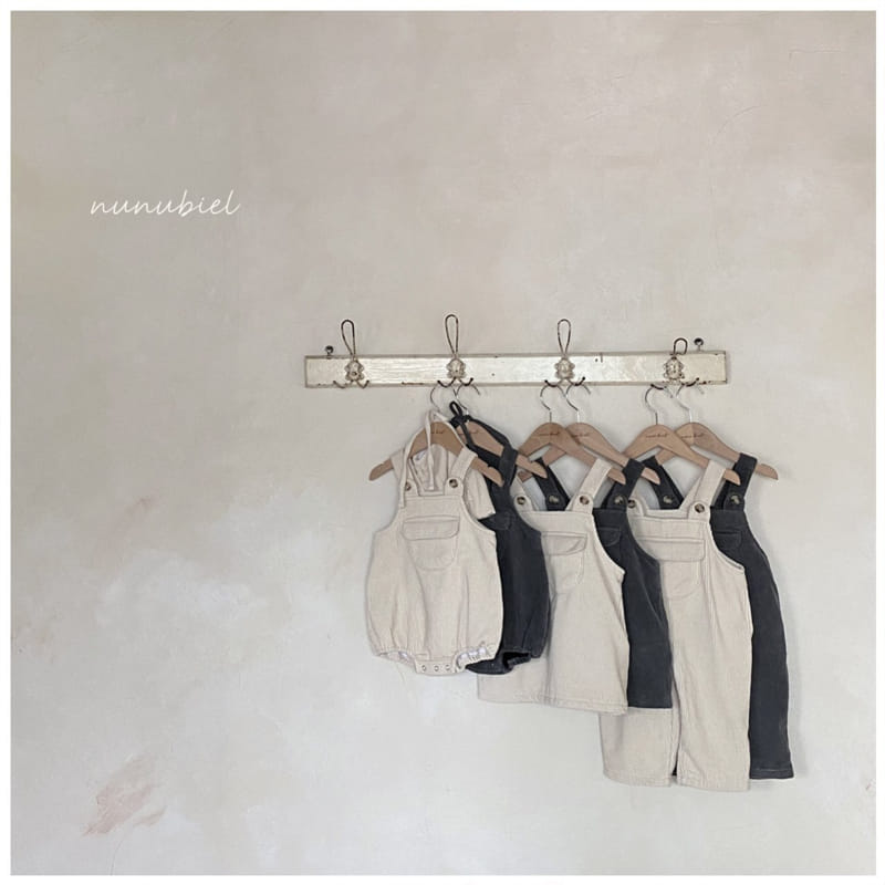 NUNUBIEL - Korean Children Fashion - #Kfashion4kids - Milk Tea Suspender Pants - 2